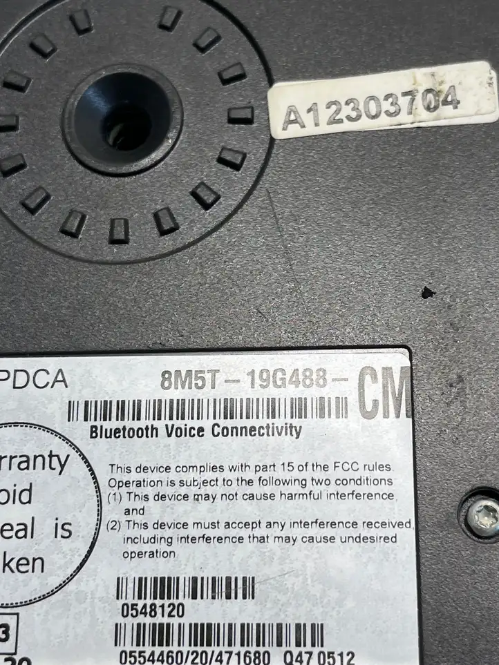 Ford Fiesta (2006 - 2008) 8M5T19G488 Bluetooth модуль — фото 3