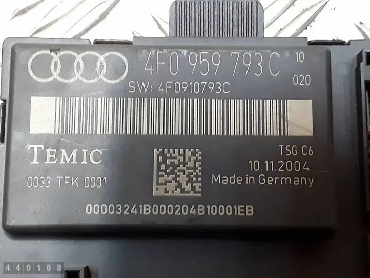 Audi A6 S6 C6 4F (2004 - 2008) 4F0959793C Блок управления дверью — фото 4