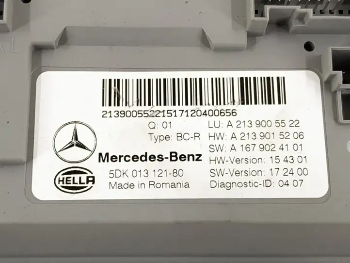 Mercedes-Benz E W213 (2016 - ) Модуль комфорта — фото 2
