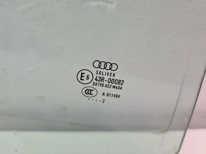 Audi A4 S4 B8 8K (2011 - 2015) Стекло задней двери — фото 2
