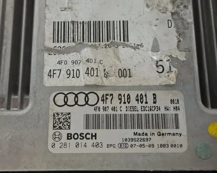 Audi A6 Allroad C6 (2006 - 2008) 4F7910401B Блок управления двигателем (ЭБУ) — фото 6