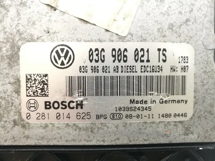 Volkswagen Golf Plus (2004 - 2008)  03G906021TS Блок управления двигателя