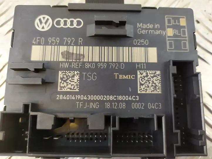 Audi A6 S6 C6 4F (2008 - 2011) 8K0959792D Блок управления дверью — фото 5