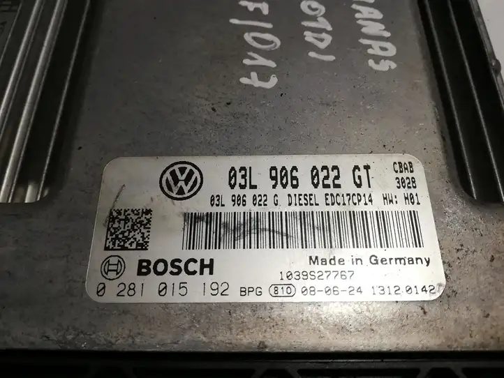 Volkswagen Tiguan (2007 - 2011) 03L906022GT Блок управления двигателем (ЭБУ) — фото 2