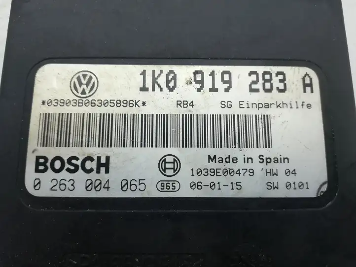 Volkswagen Touran I (2003 - 2010) 1K0919283A Блок управления парктрониками — фото 2