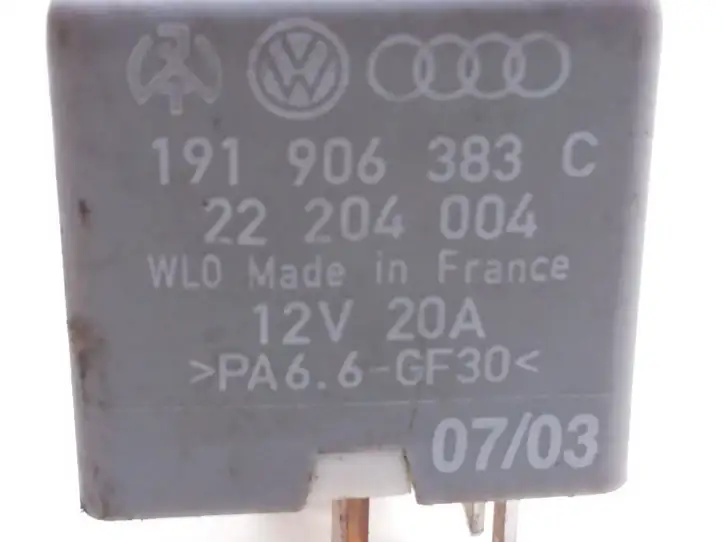 Volkswagen PASSAT B5 (1997 - 2000) 22204004 Реле аварийных фонарей — фото 2