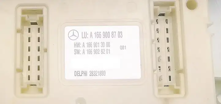 Mercedes-Benz ML W166 (2012 - 2017) Модуль комфорта — фото 2