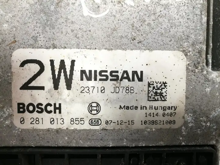 Nissan Qashqai (2006 - 2010) 23710JD78B Блок управления двигателем (ЭБУ) — фото 2