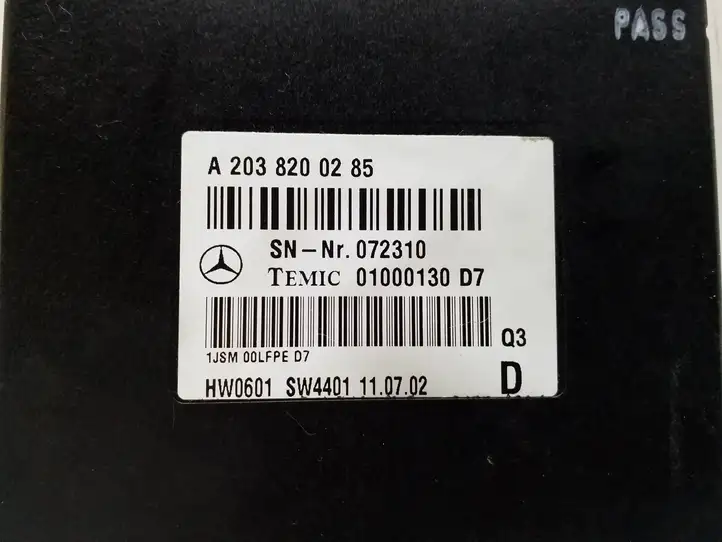Mercedes-Benz S W220 (1998 - 2006) A2038200285 Прочие блоки управления — фото 7
