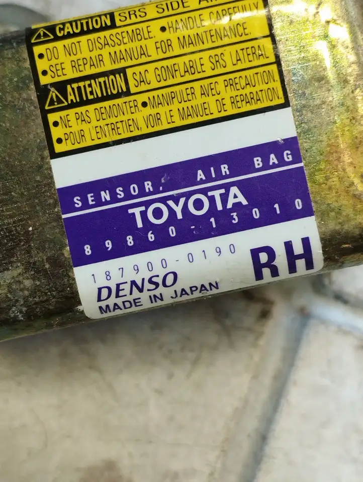 Toyota Corolla Verso E121 (2001 - 2004) 8986013010 Датчик удара SRS — фото 3