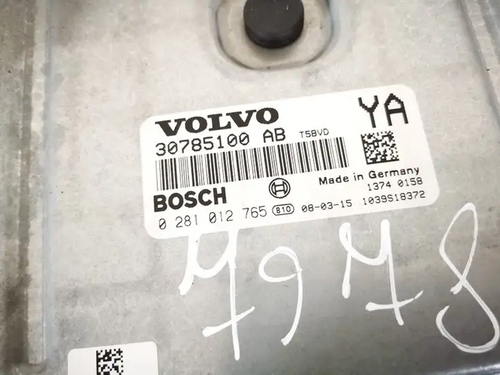 Volvo V70 (2007 - 2013) 30785100ab Блок управления двигателем (ЭБУ) — фото 2