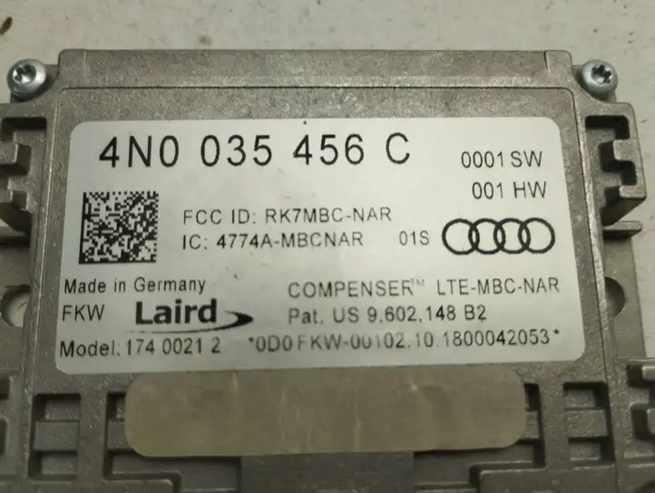 Audi A4 S4 B9 8W (2019 - ) 4N0035456C Прочие блоки управления — фото 4