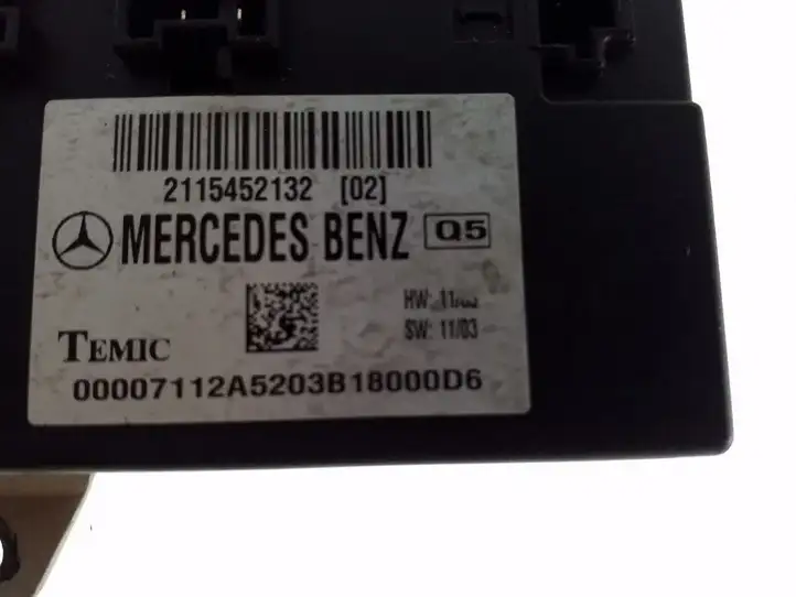Mercedes-Benz E W211 (2002 - 2009) 2115452132 Прочие блоки управления — фото 2