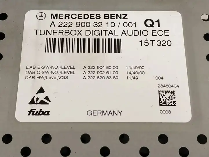 Mercedes-Benz S C217 (2015 - 2020) Прочие блоки управления — фото 3