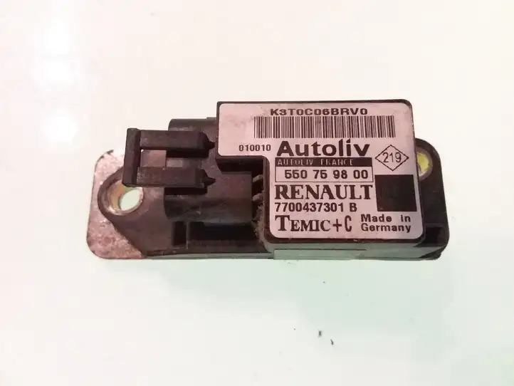 Renault Scenic I (1996 - 2003) 550759800 Датчик удара SRS — фото 1