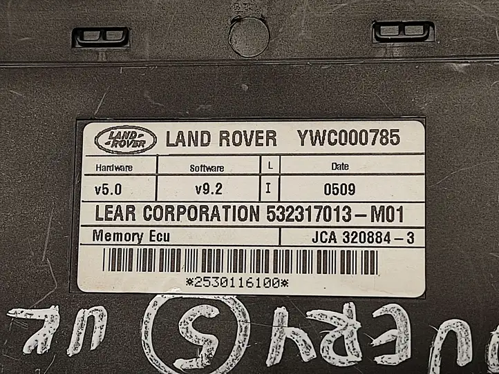 Land Rover Discovery 3 - LR3 (2004 - 2009) YWC000785 Блок управления сиденьем — фото 3