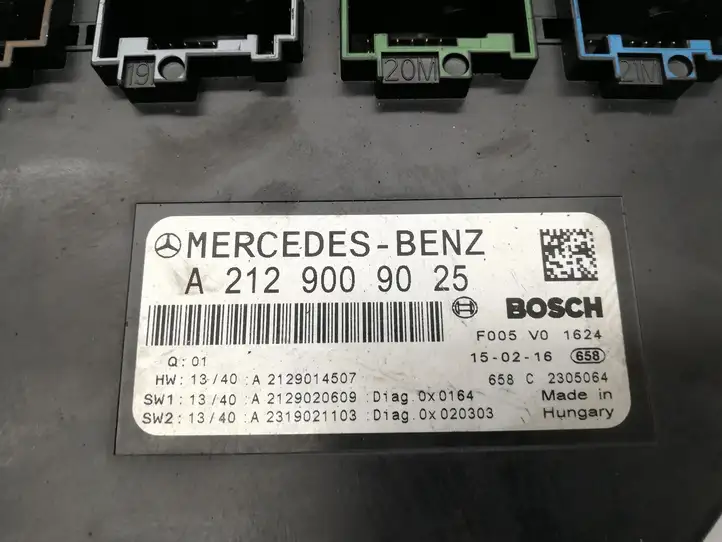Mercedes-Benz E W212 (2009 - 2016) A2129009025 Блок монтирования реле — фото 2