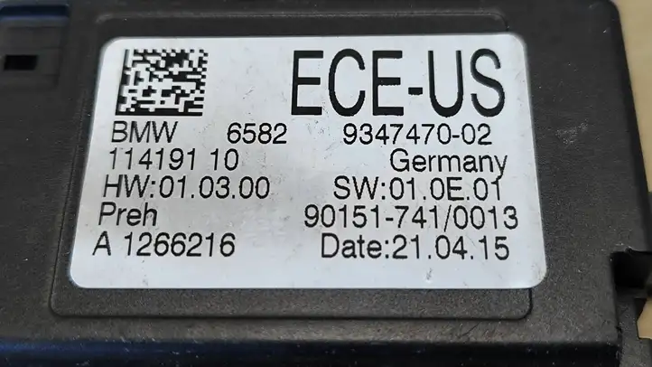 BMW 7 F01 (2008 - 2016) 9347470 Прочие блоки управления — фото 2