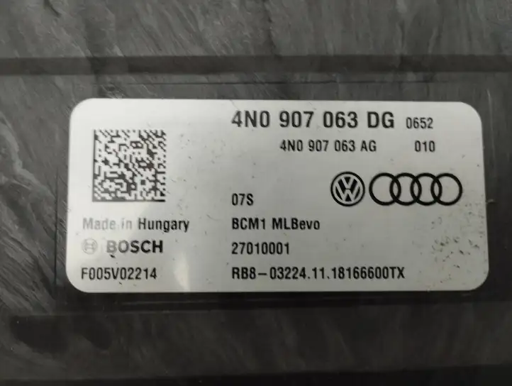 Audi A6 C7 (2014 - 2018) 4N0907063AG Прочие блоки управления — фото 5