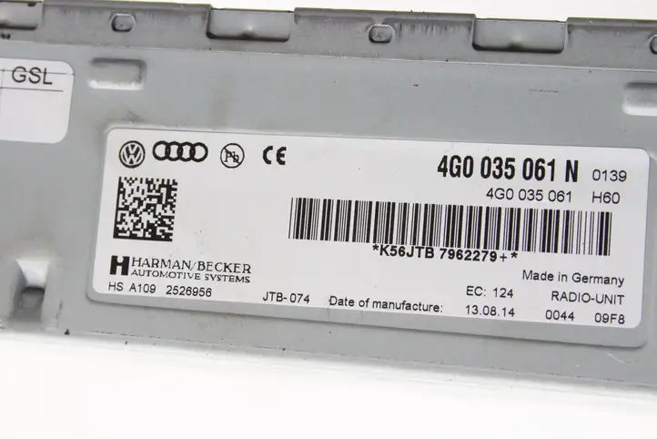 Audi A6 C7 (2011 - 2014) 4G0035061N Магнитола / мультимедийная система — фото 4