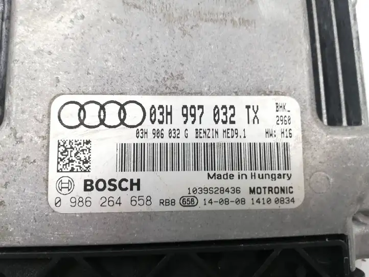 Audi Q7 4L (2005 - 2009) 03H997032TX Блок управления двигателем (ЭБУ) — фото 3