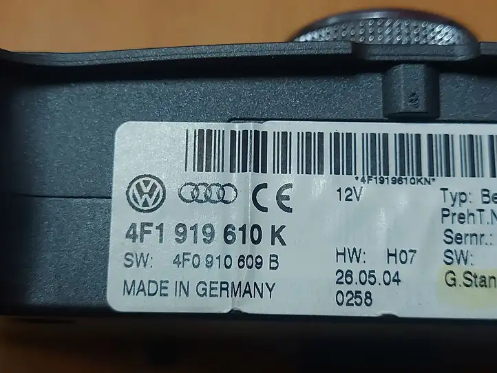 Audi A6 S6 C6 4F (2004 - 2008) 4F1919610K Контроллер мультимедийной системы — фото 7