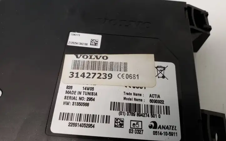 Volvo XC60 (2013 - 2017) 31427239 Прочие блоки управления — фото 5