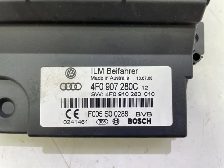 Audi A6 S6 C6 4F (2004 - 2008) 4F0907280C Прочие блоки управления — фото 3
