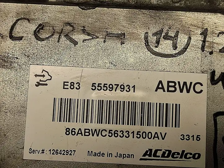 Opel Corsa D (2010 - 2014) 55597931 Блок управления двигателем (ECU) — фото 4