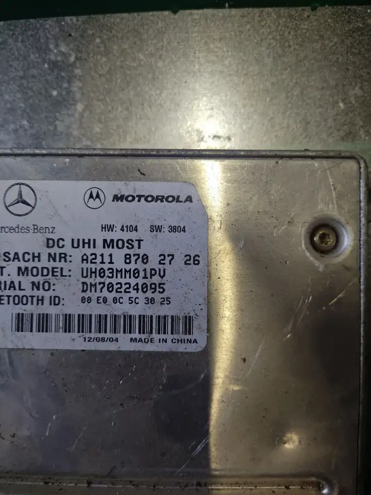 Mercedes-Benz CLK A209,C209 (2002 - 2009) A2118702726 Блок GSM — фото 2
