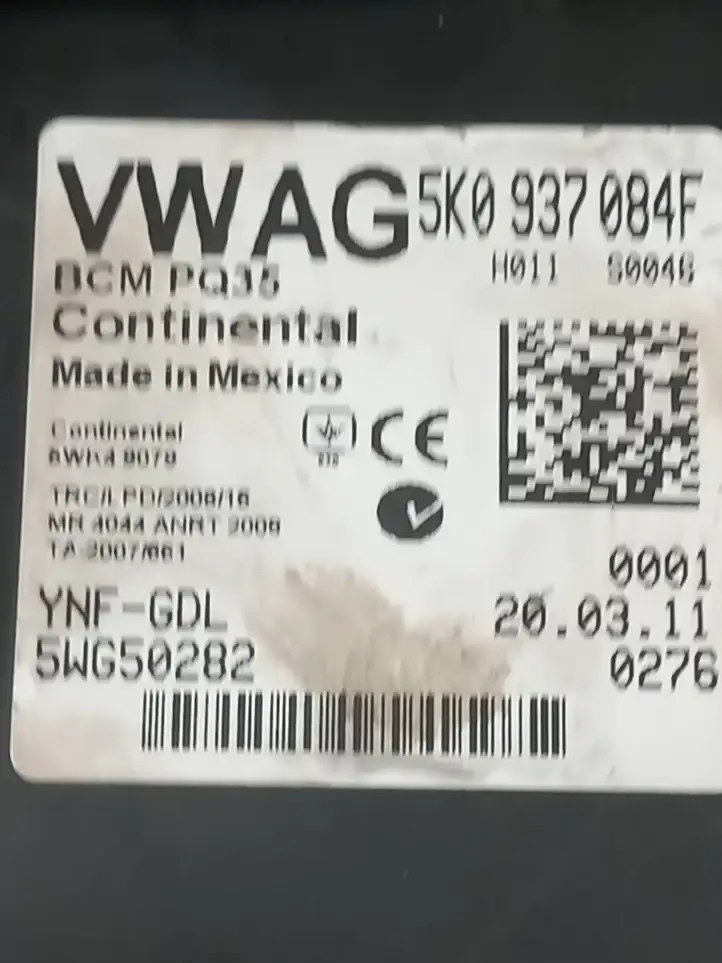 Volkswagen Golf VI (2009 - 2013) 5K0937084F Прочие блоки управления — фото 2