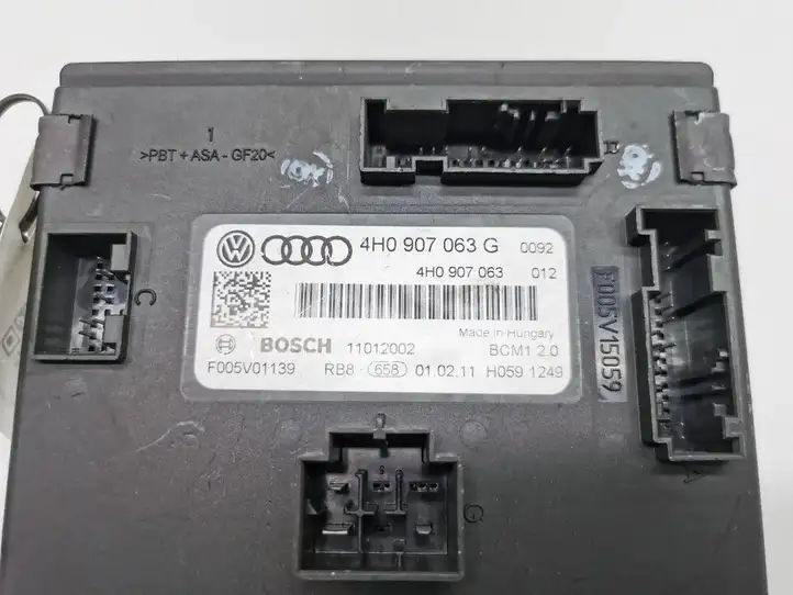 Audi A7 S7 4G (2010 - 2014) 4H0907063G Прочие блоки управления — фото 2