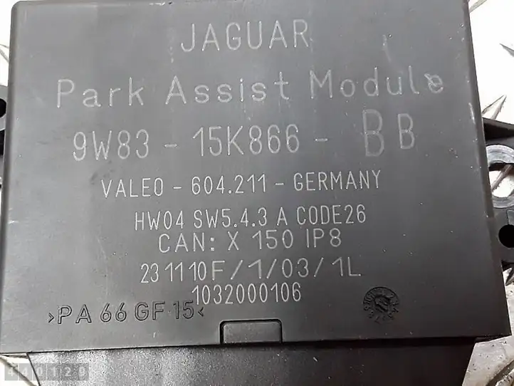 Jaguar XF (2007 - 2015) 9W8315K866BB Блок управления парктрониками — фото 4