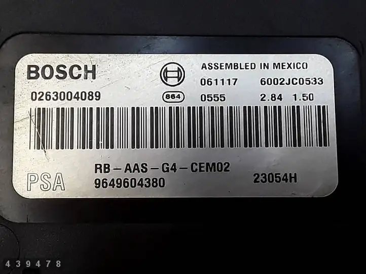 Citroen C6 (2005 - 2012) 9649604380 Блок управления парктрониками — фото 4