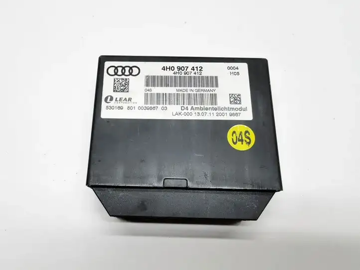 Audi A8 S8 D4 4H (2010 - 2014) 4H0907412 Прочие блоки управления — фото 1