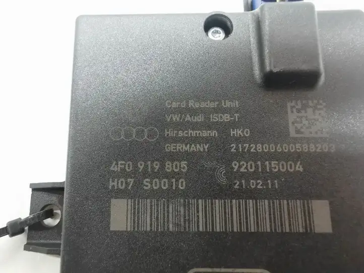 Audi A7 S7 4G (2010 - 2014) 4F0919805 Прочие блоки управления — фото 2