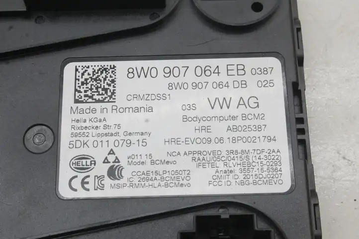 Audi A5 (2016 - ) 8W0907064EB Модуль управления кузовом (BCM) — фото 4