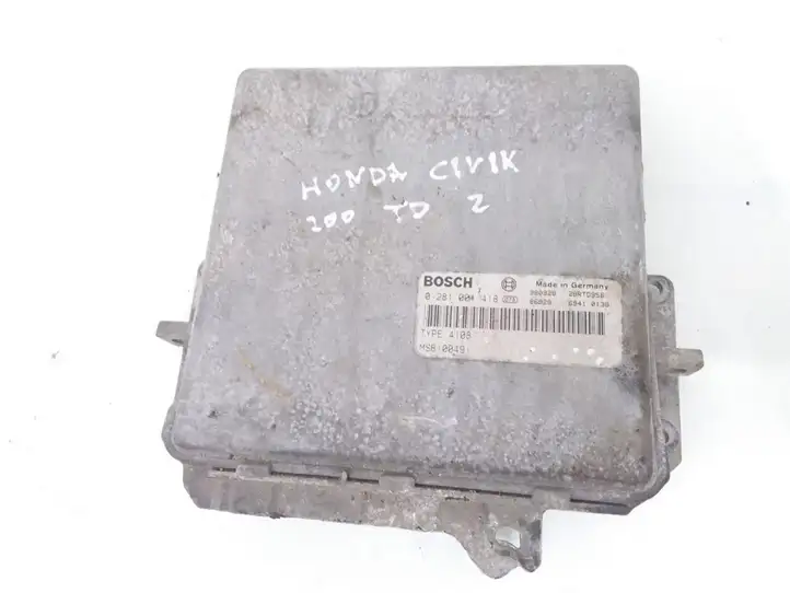Honda Civic (1996 - 2000) 0281001418 Блок управления двигателем (ЭБУ) — фото 1