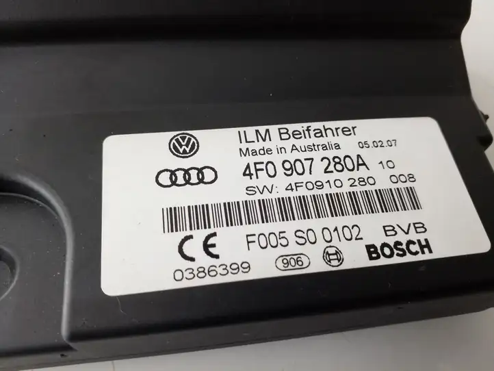 Audi A6 S6 C6 4F (2004 - 2008) 4F0907280A Прочие блоки управления — фото 3