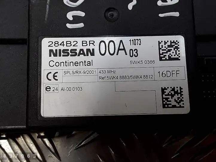 Nissan Qashqai (2010 - 2013) 284B2BR00A Модуль комфорта — фото 5