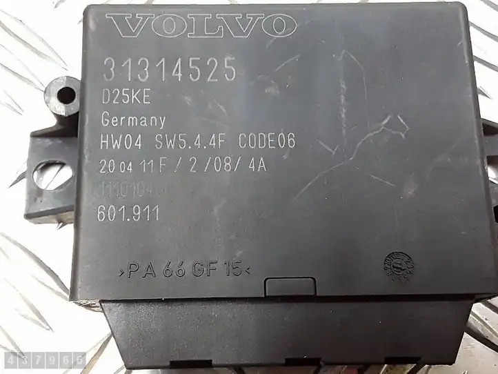 Volvo S60 (2010 - 2013) 31314525 Блок управления парктрониками — фото 4
