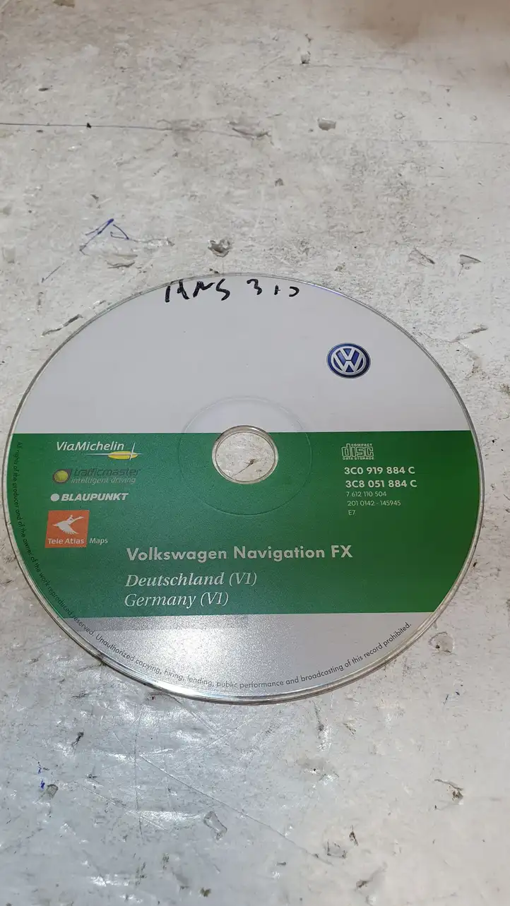 Skoda Octavia Mk2 (1Z) (2004 - 2013) 3C0919884C Навигационные карты CD/DVD — фото 3