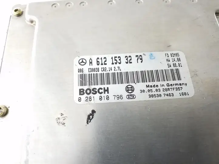 Mercedes-Benz ML W163 (1997 - 2005)  A6121533279 Блок управления двигателя