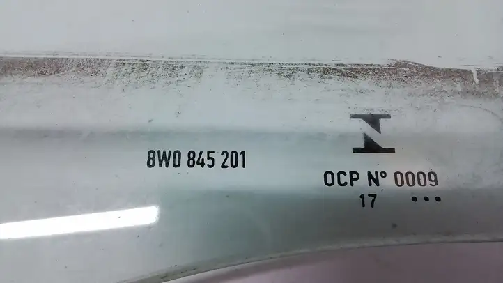 Audi A4 S4 B9 (2015 - 2019) 8W0845201 Стекло передней двери — фото 3