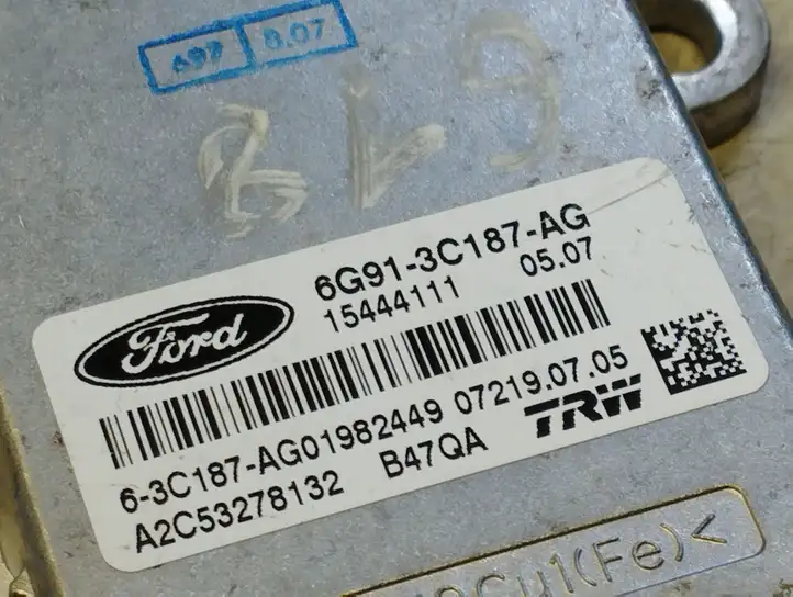Ford Mondeo MK IV (2007 - 2014)  6G913C187AG Датчик ESP (системы стабильности) (датчик курсовой устойчивости))