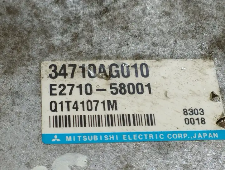 Subaru Outback (2007 - 2009) 34710AG010 Блок управления усилителем руля — фото 3