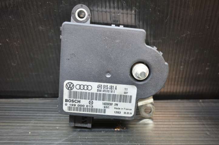 4F0915181 Audi A6 S6 C6 4F Akumuliatoriaus valdymo blokas