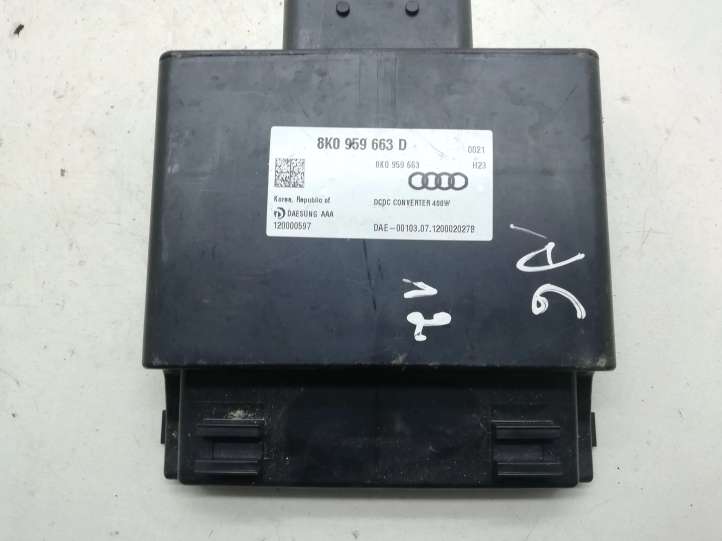 8K0959663D Audi A6 C7 Įtampos keitiklis/ keitimo modulis