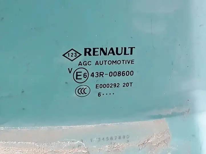 Renault Scenic III - Grand scenic III (2009 - 2016) 823000192R Стекло задней двери — фото 3
