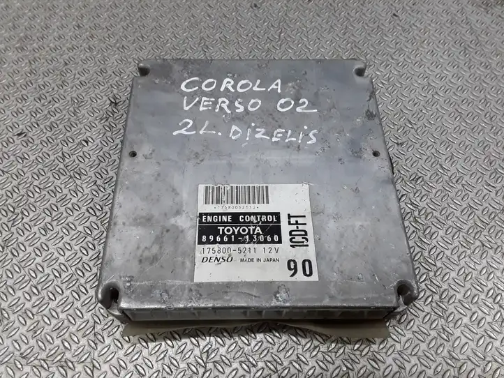 Toyota Corolla Verso E121 (2001 - 2004) 8966113060 Блок управления двигателем (ЭБУ) — фото 1